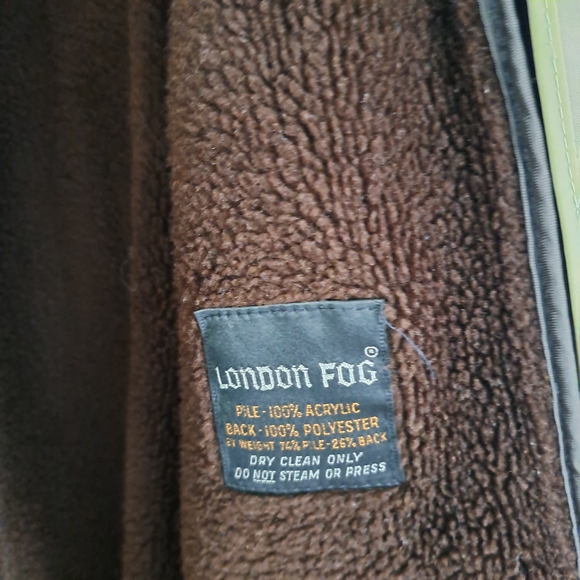 Vintage Men's London Fog Maincoats Raincoat Trench Double-Breasted Zip Out Linin - Picture 14 of 16